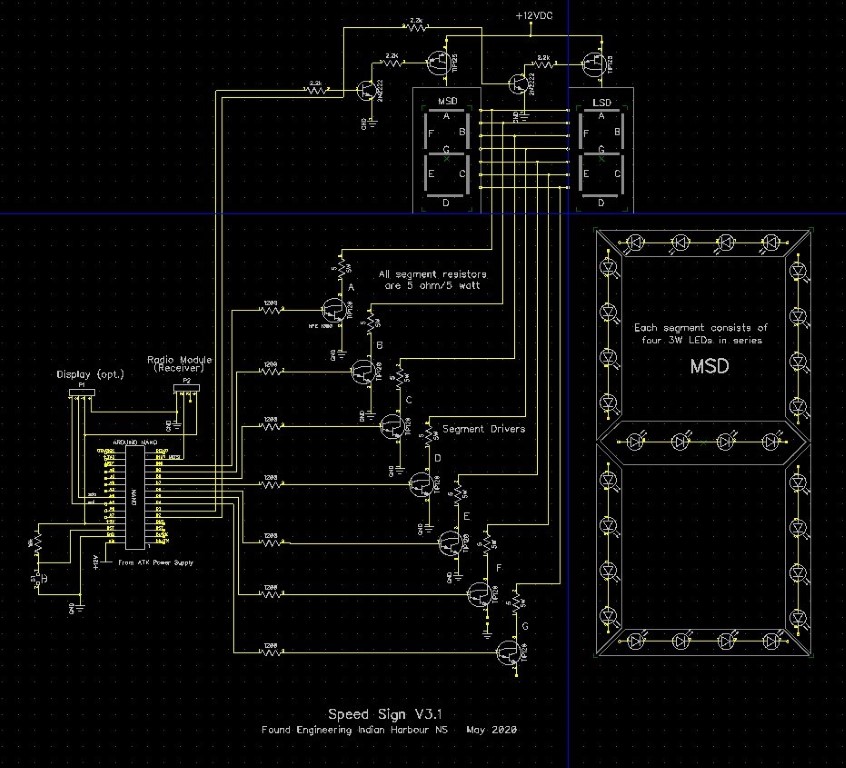schematic of the control board